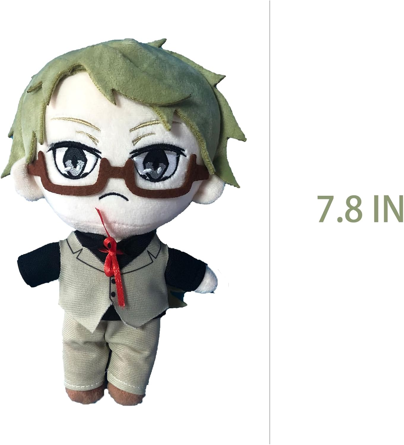 Kunikida Doppo Plush Doll Anime Plush Animal Soft Cartoon Figure BSD Toys Cushions Pillows Gifts 7.8 Inches