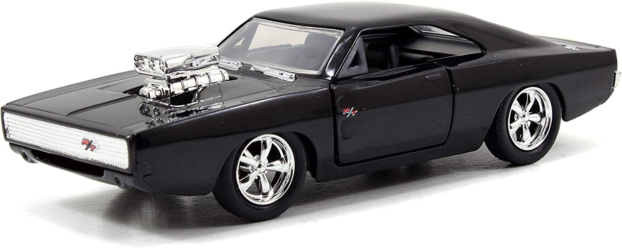 Jada Toys Fast and Furious 1970 Dodge Charger Street 1:32 Scale Hollywood Ride Diecast Vehicle image number 2
