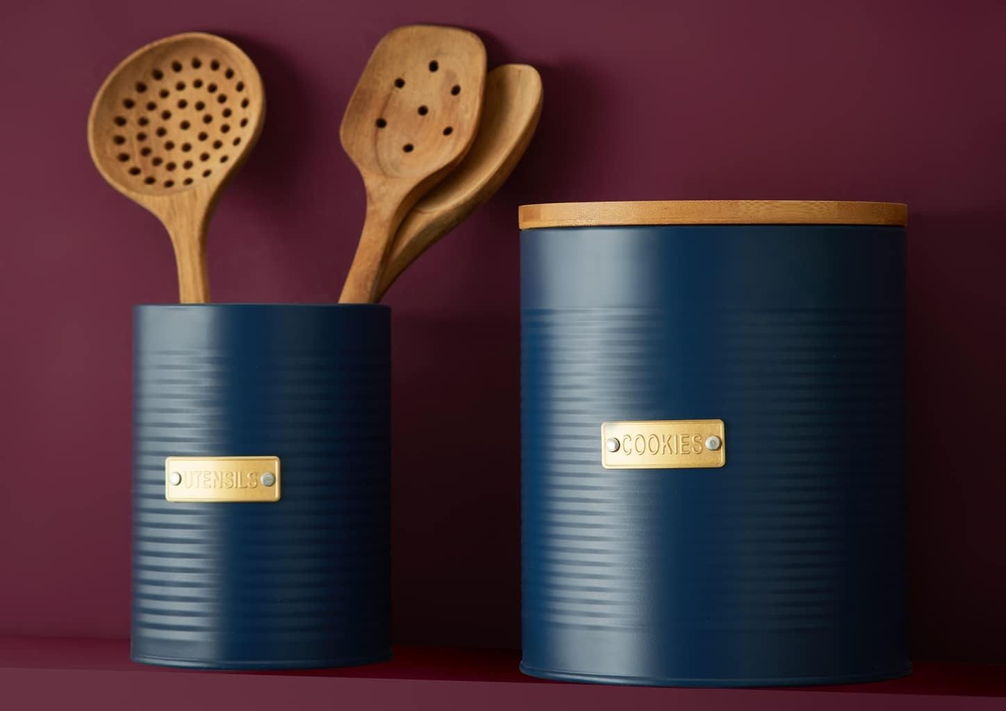 Typhoon Utensil Storage Canister, Navy