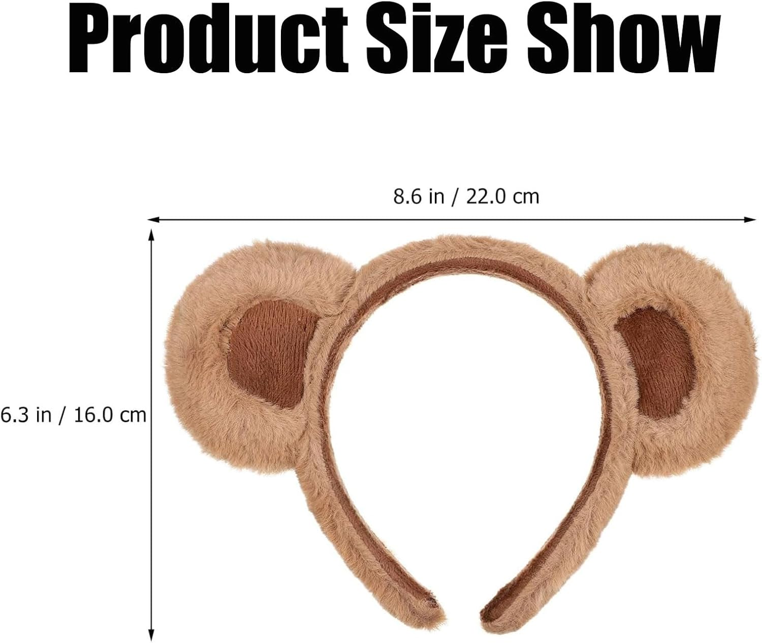 Bear Ears Headband, Bear Ears Headband, Women'S Headpiece, Party Headband, Face Wash Headband, Festival, Christmas, Halloween, Carnival, Hairband, Cosplay Headband Accessories