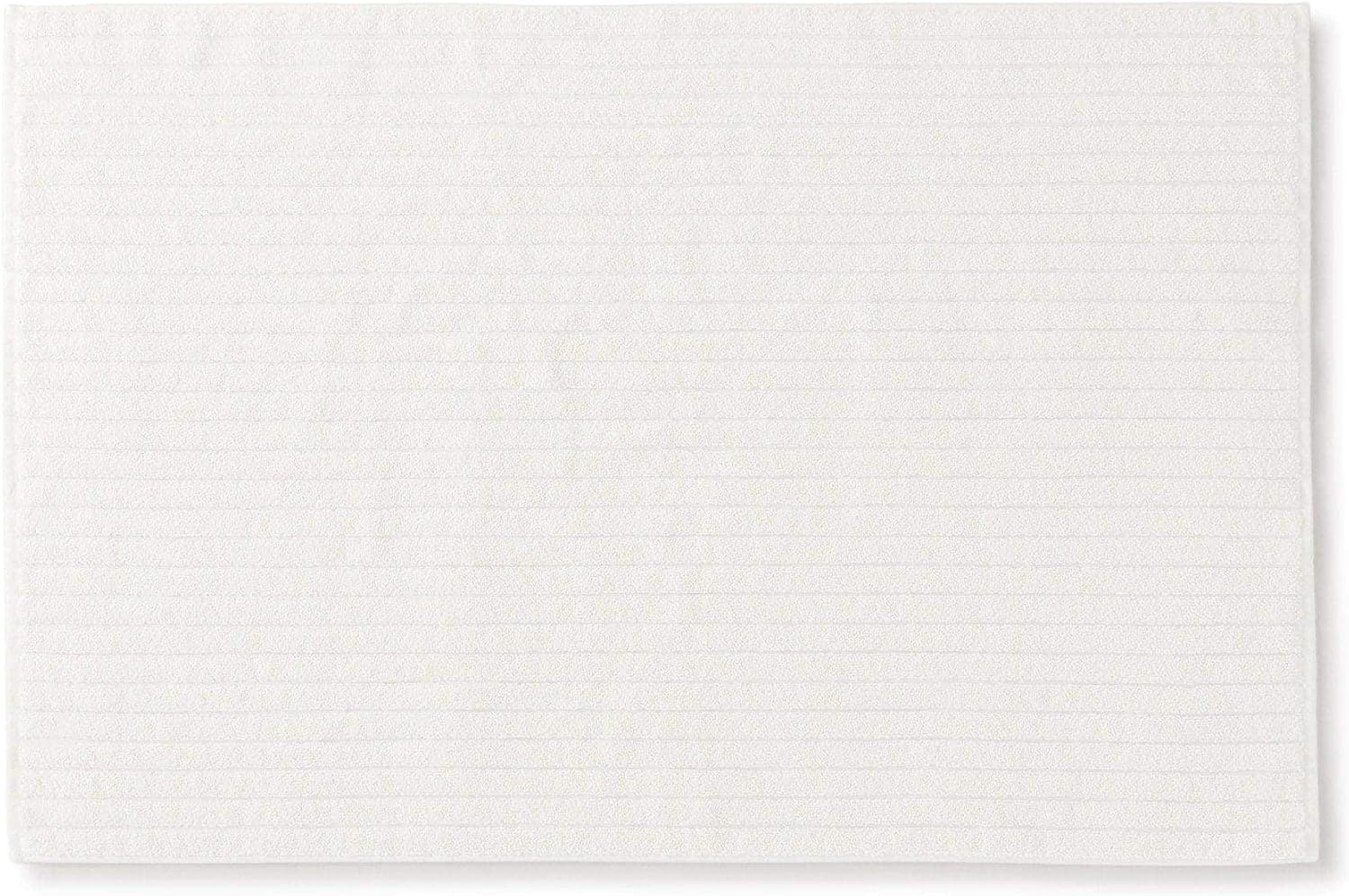 MUJI 84705113 Cotton Linen Bath Mat, S, 14.2 X 23.6 Inches (36 X 60 Cm), off White image number 3