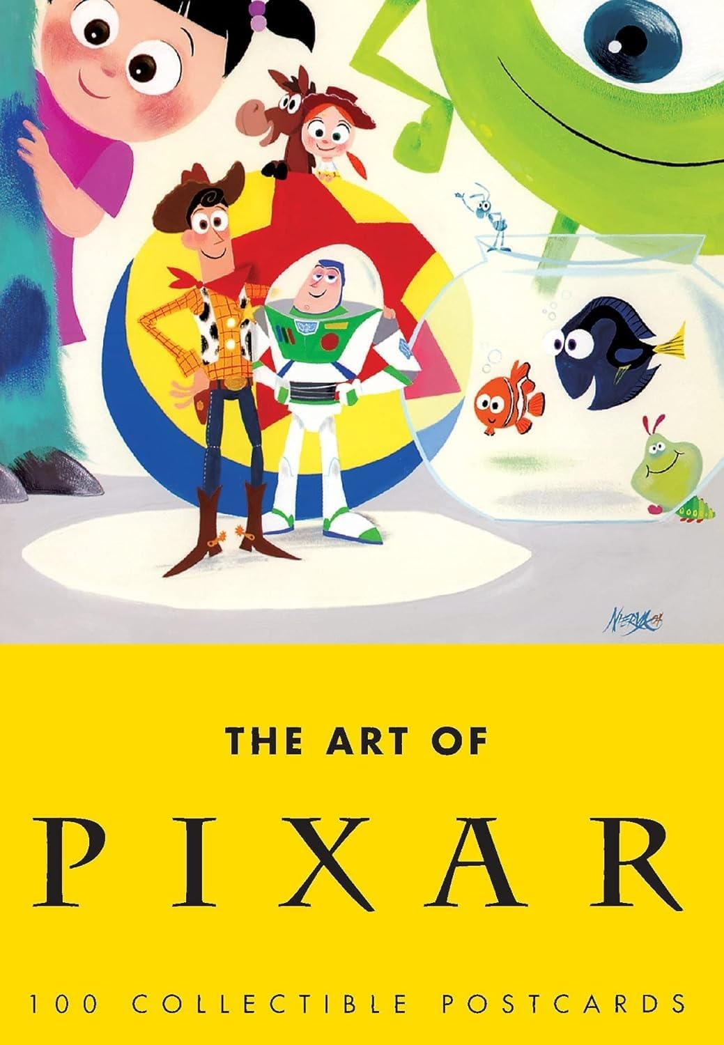 Art of Pixar Animation Studios: 100 Collectible Postcards