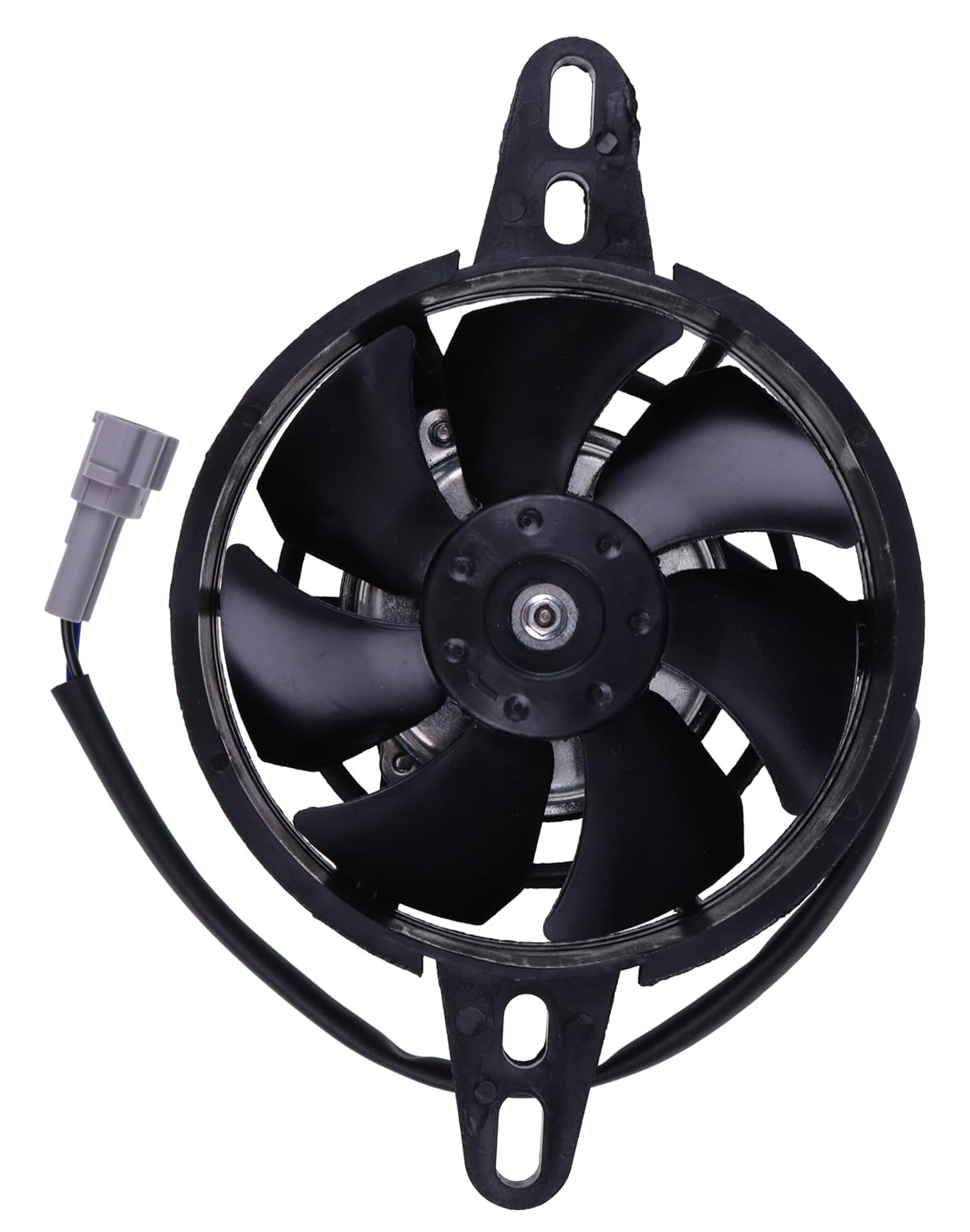 JEENDA 4 Inch Universal Motorcycle Radiator Cooling Fan Water/Oil Cooler Electric Fan for Bike ATV Dirt Motocross Upgrade Waterproof Plug