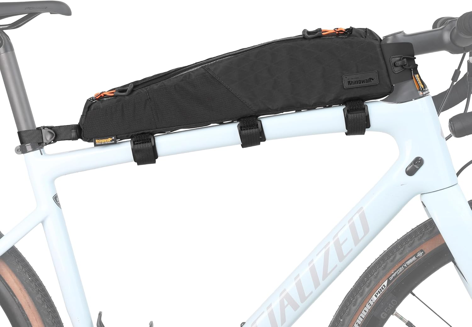 Rhinowalk Bike Top Tube Bag Bike Frame Bag 2.1L Waterproof Bicycle Bag Professional Cycling Accessories for Mountain Road Bike(Large)
