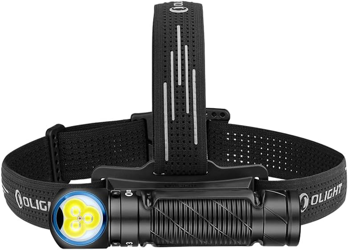 OLIGHT Perun 3 Max 3000 Lumens Headlamp Multi-Use Handheld EDC Torch Rechargeable Torch (Black)