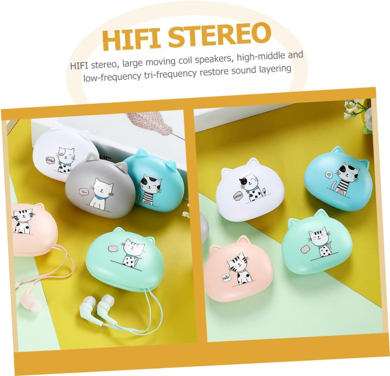 UKCOCO In-Ear Wired Earphones with Headphone Cable for Phones Silver Grey Design for Gym Running Travel Noise-Isolating Earbuds Compatible with Mobile Devices