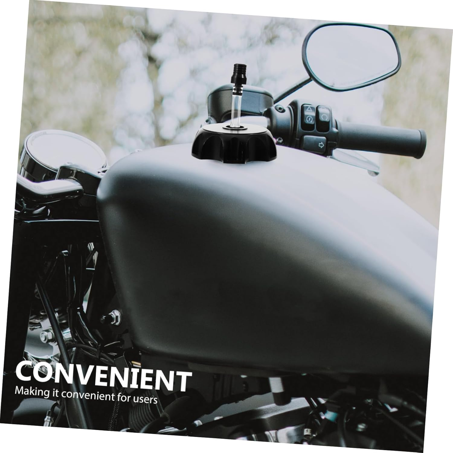 WOFASHPURET Motorcycle Aluminum Hexagonal Fuel Tank Cap Cover Scratch-Resistant Easy Replacement Motorbike Accessories image number 4