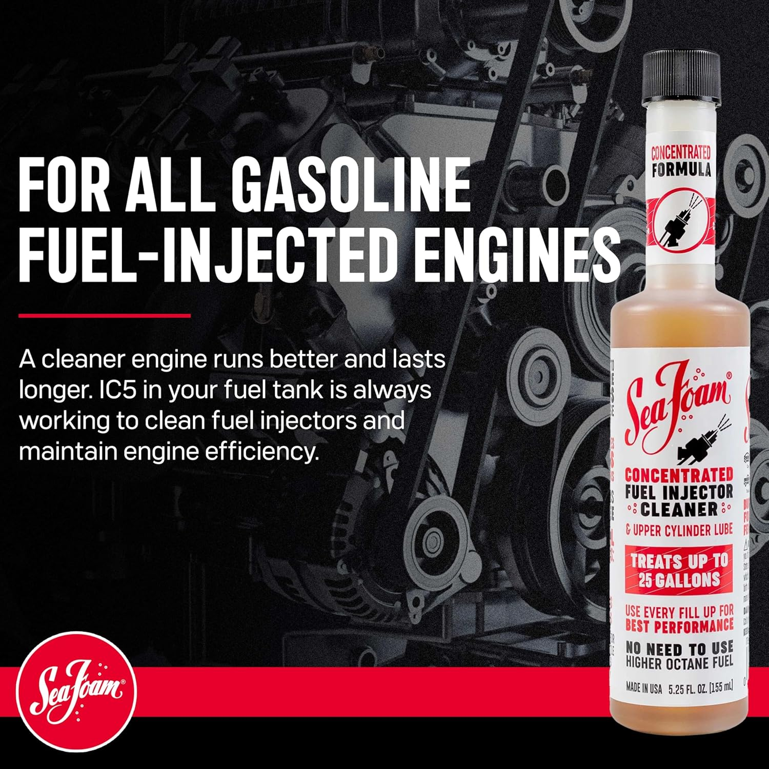 Sea Foam IC5 Fuel Injector Cleaner, 5.25 Oz image number 5