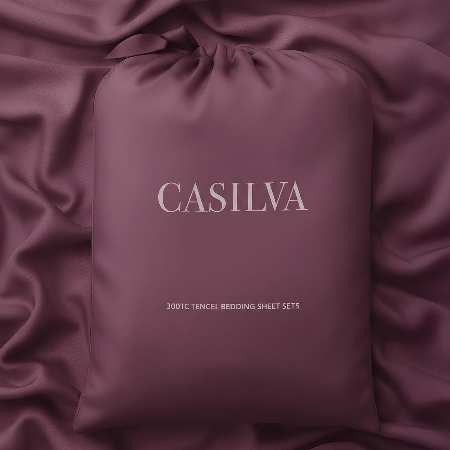 CASILVA Eucalyptus Sheets - Infused with Silver for Anti-Odor, Softer than Silk Fibers, More Cooling than Cotton - Perfect for Hot Sleepers & Sensitive Skin - 100% Tencel Lyocell - King Sheet Set