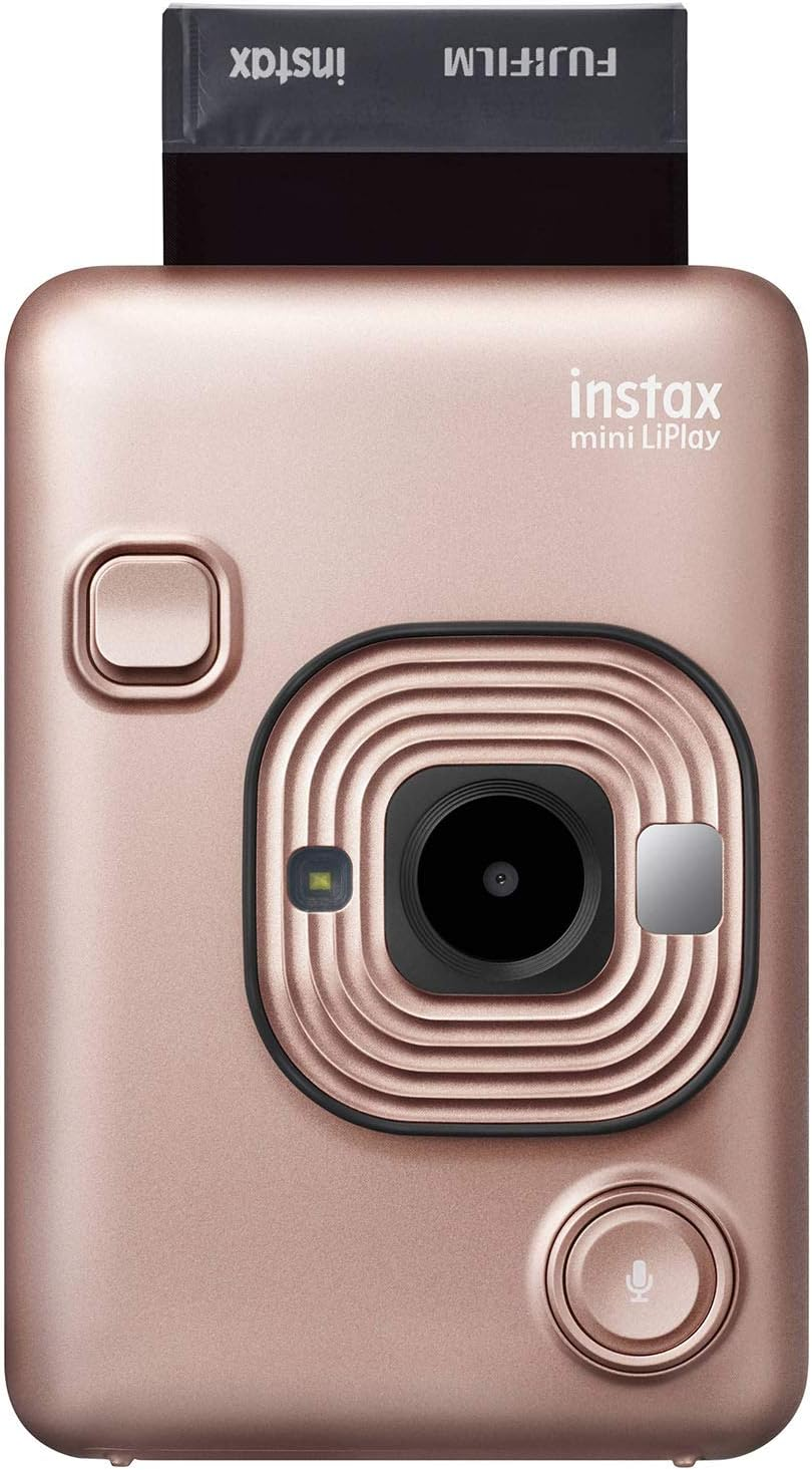 Instax Fujifilm Mini Liplay Hybrid Instant Camera and Printer (Blush Gold) image number 2