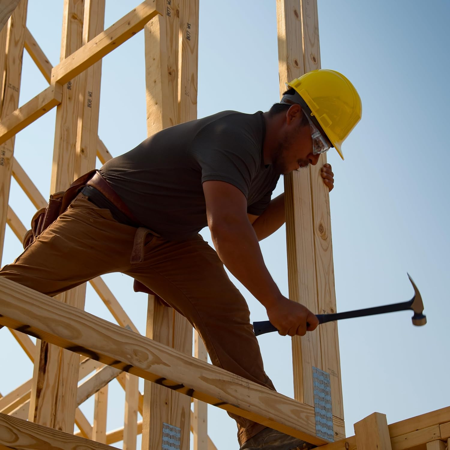 Estwing Mfg Co. 25 Oz 18In. Claw Hammer Metal Handle E3-25SM