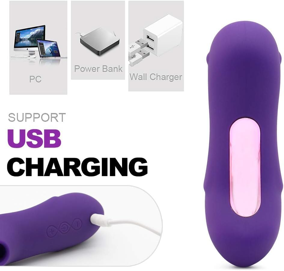 Suck Toy Women'S Tongue Silicone with Six Thrusts and Suck Toy Women'S Waterproof Stimulation Relaxation Tools for Bed Fun image number 3