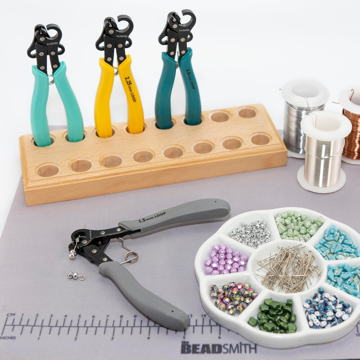 3 Pack 1 Step Eye Pin Looper Pliers Make Eye Pins in 1.5, 2.5 & 3 Mm Size image number 3