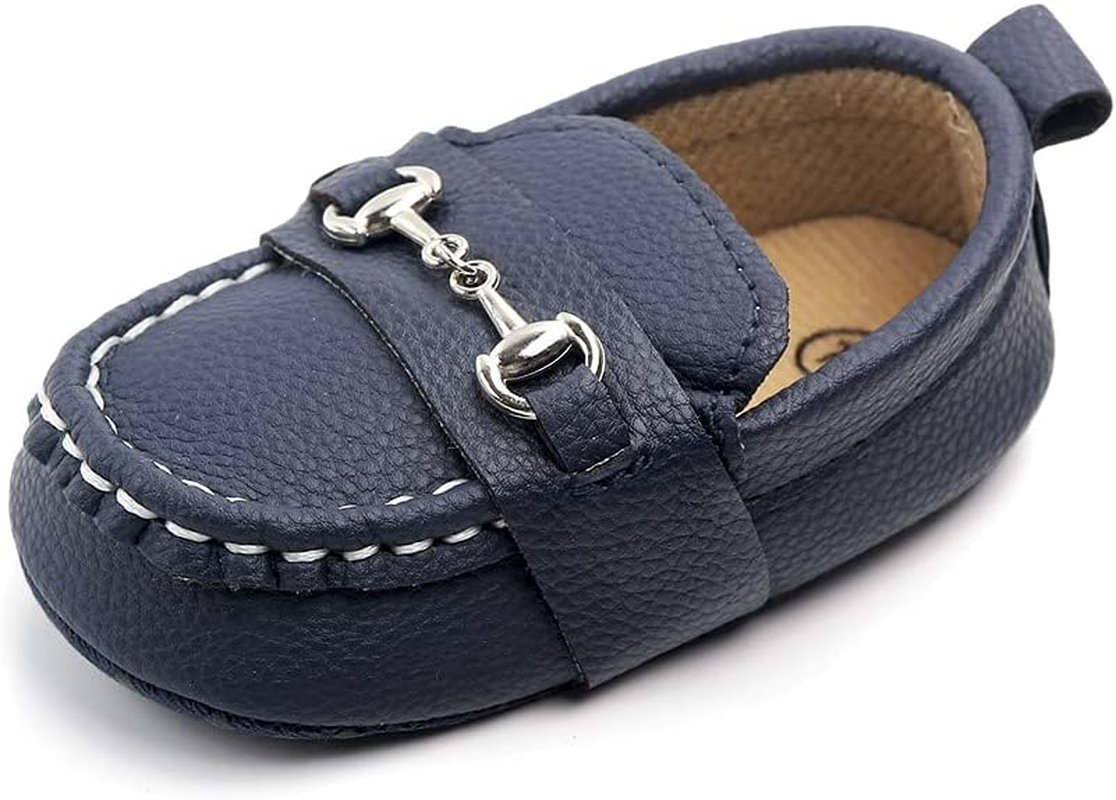 Infant Boy Loaferss Slip on Dress Shoes Baby Sneakers