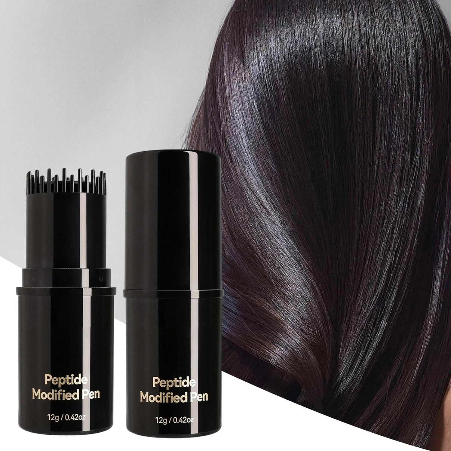 Hair Dye Comb - Instant Black Brush Portable | Natural Color Comb Beard Hair Dye,For Styling Grooming Long Short Salon Stylist Beard Grooming Travel Birthday Wedding Women Men - 01 Black image number 2