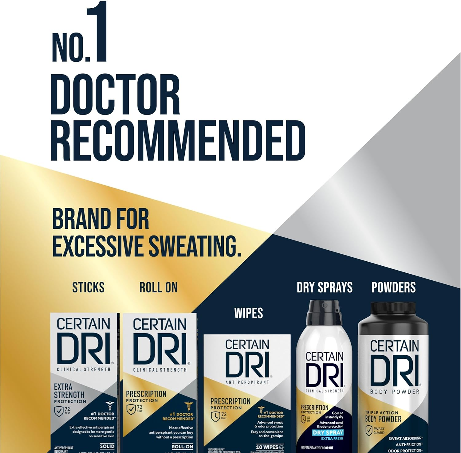 Certain Dri Foot Powder for Men & Women - Talc-Free, Maximum-Sweat Absorption & Odor Control - Calamine-Infused, Anti-Friction Formula - Gentle on Sensitive Skin - Shoe Deodorizer - 8 Oz image number 5