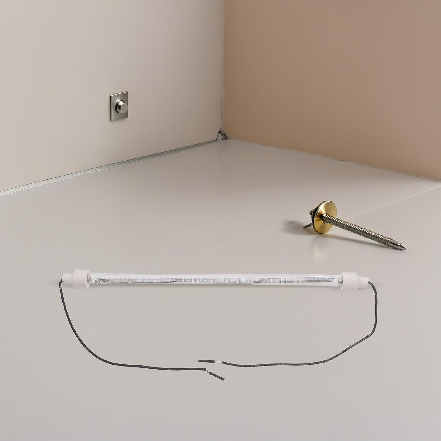 4Pcs Heat Lamp Tubes Replacement Heating Elements with Wires for Chicken Coop Heater Oven Accessories Indoor Outdoor Pet Warmers image number 3