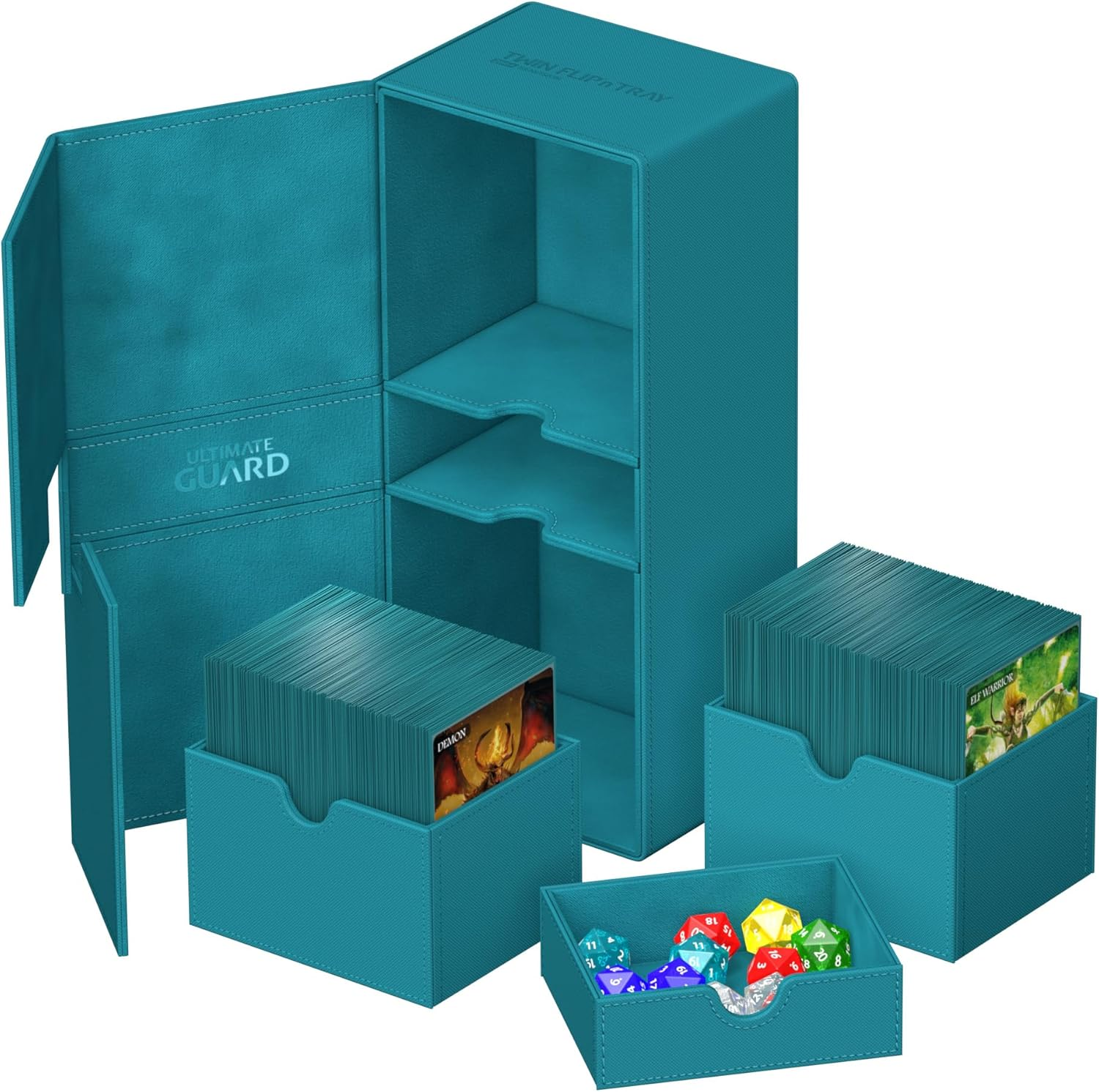 Ultimate Guard 266 plus Xenoskin Twin Flip N Tray Deck Case image number 4