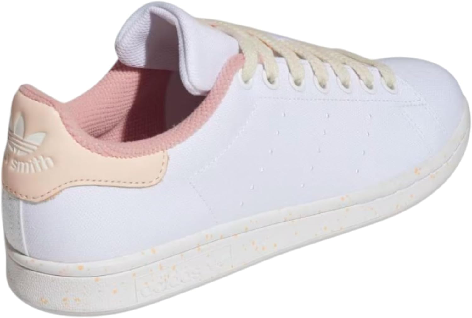 Adidas Womens Stan Smith Originals Sneakers White/Pink Tint Shoes 9.5