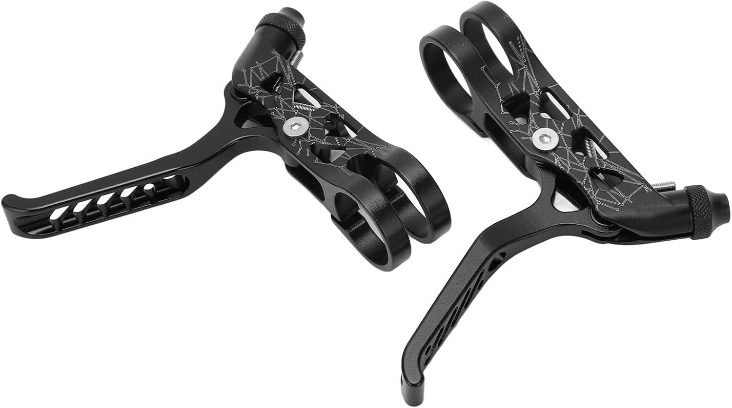 1 Pair Aluminium Alloy Cycling Hand Brakes Levers, 2.2 Cm Diameter Handle Brake Clutch Levers for Brompton 3Sixty Mountain Cycle (Multi Color)