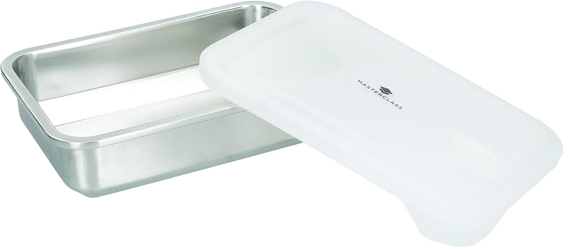 Masterclass All-In-One Stainless Steel Container with Lid, Suitable for Oven, Freezer and Microwave, 1.3 Volume