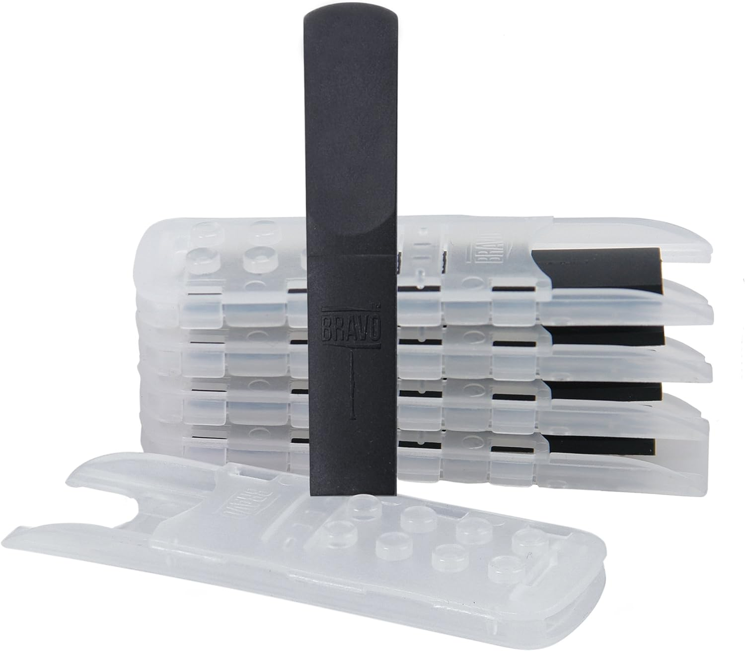 Bravo Synthetic Reeds for Bb Clarinet - Strength 2.5 (Box of 5), Model BR-C25 image number 1