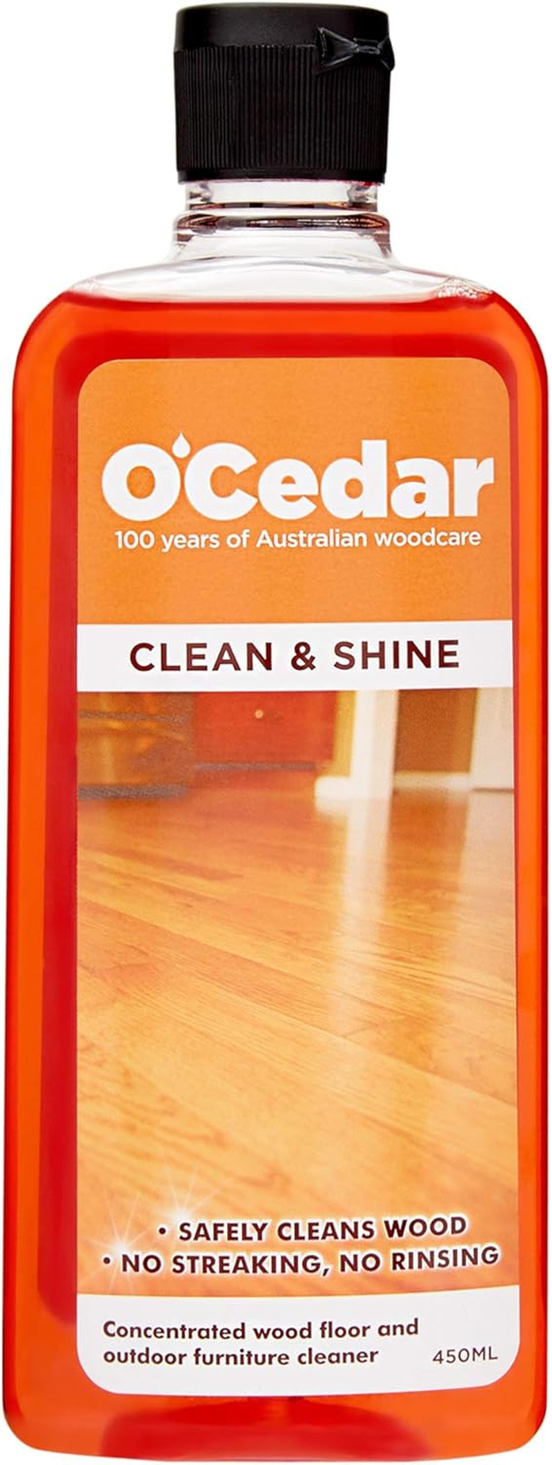 O'Cedar Clean & Shine 450Ml - Home Care Maintenance Wood Polish Varnish Liquid Cleaner