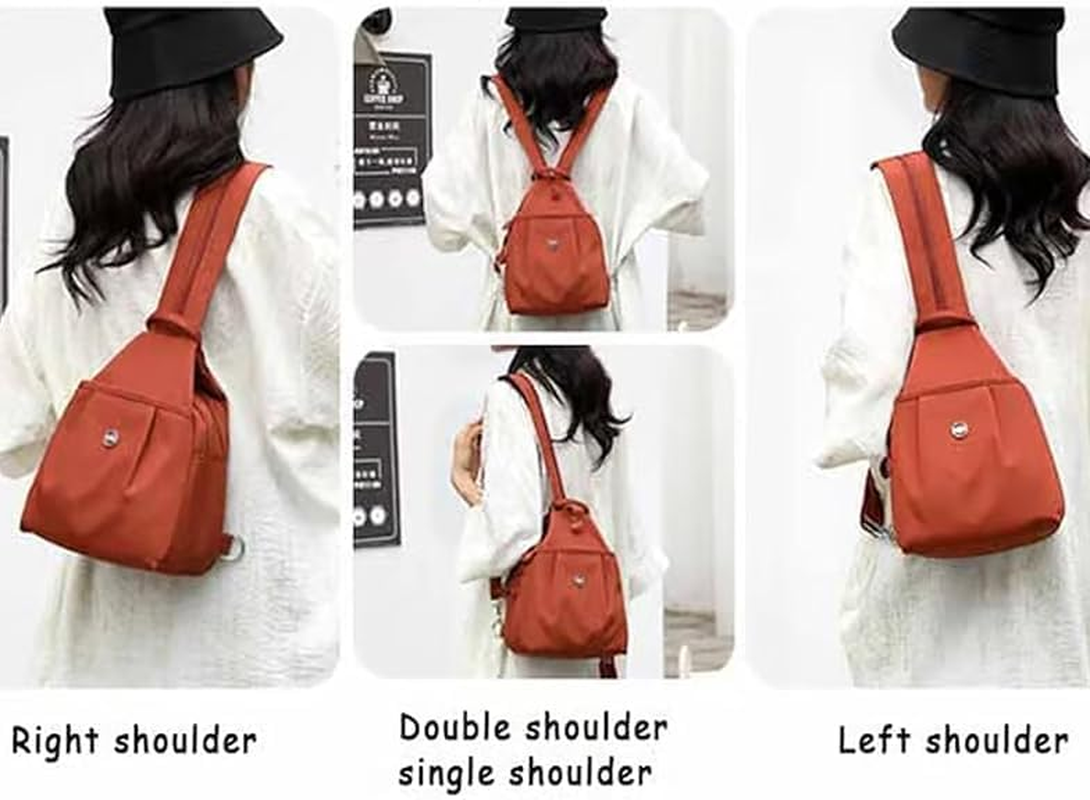 Premium 3 in 1 Anti-Theft Travel Tote Bag,Waterproof Oxford Large Capacity Convertible Shoulder Bag Travel Backpack image number 2