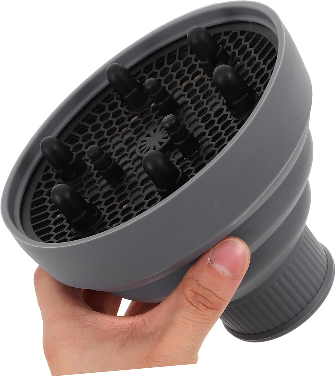 WOFASHPURET Hair Dryer Cover Silicone Diffuser Travel Hair Dryer Collapsible Diffuser