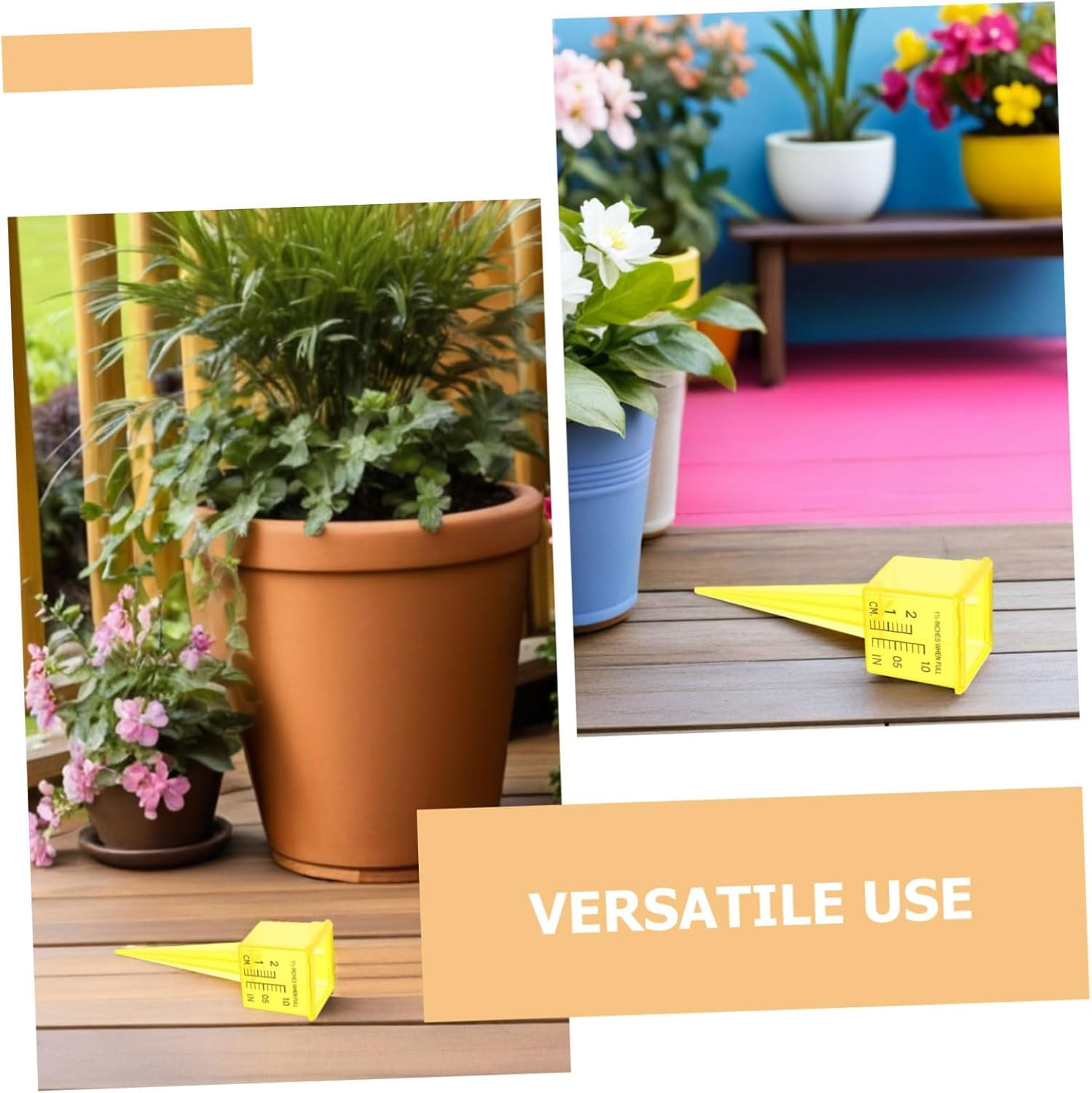 NUOBESTY 20Pcs Outdoor Rain Gauge Sprinkler Gauge Wide Mouth Water Measuring Tool with Dual Scales for Backyard Garden Lawn Patio Monitoring image number 6