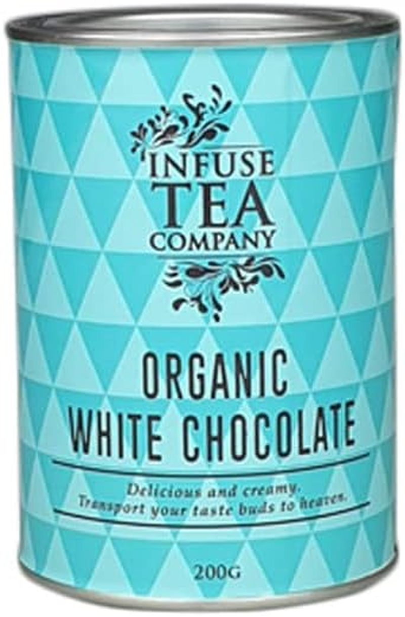 Infuse Tea Company Organic White Drinking Chocolate Tin 200 G
