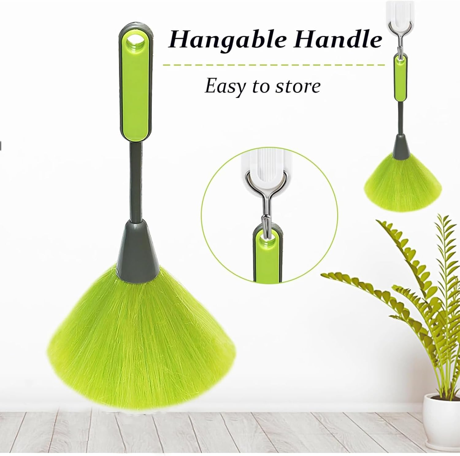 2 Pack Fluffy Microfiber Dusting, Ultra Soft Feather Duster for Delicate Surfaces, Electronics, Books, Home Decor, Laptops, Screens & Photo Frames Cleaning Tool