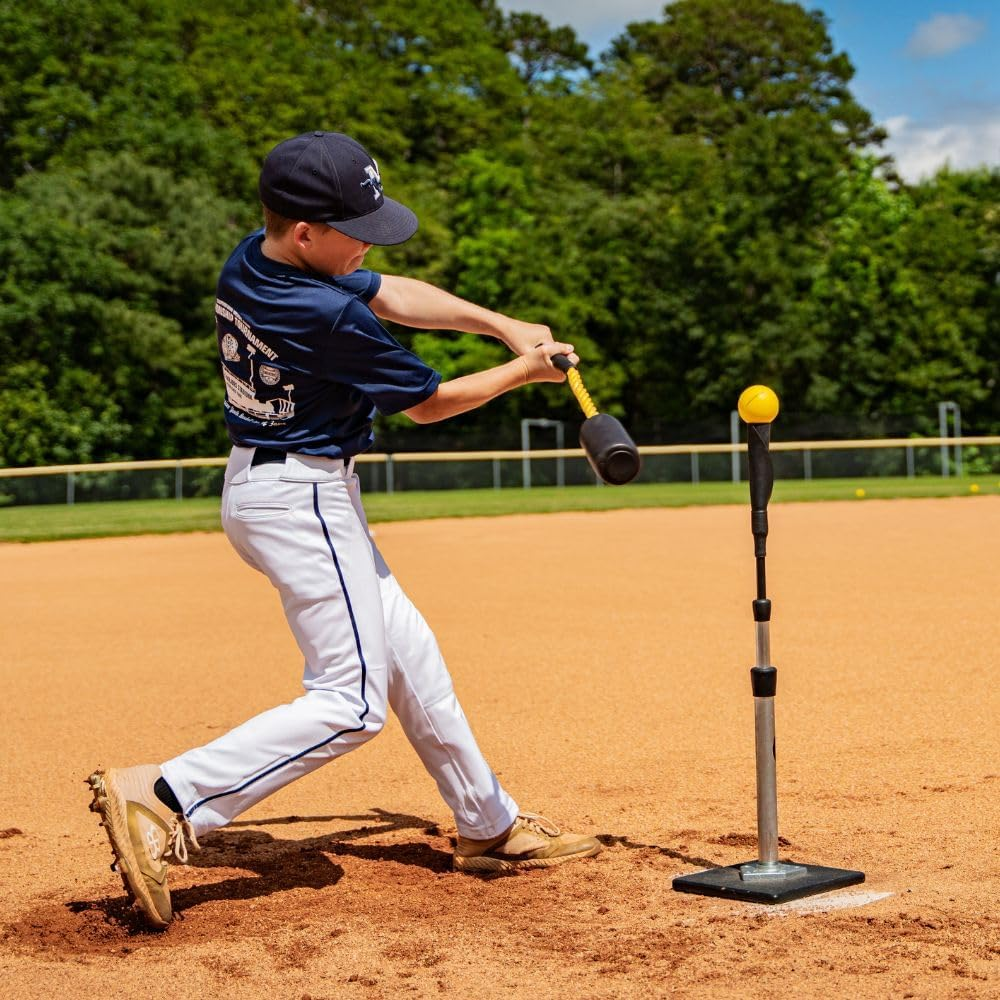 Rope Bat - Ultimate Rope Bat Swing Trainer W/ 3 Smushballs Baseball & Softball Hitting Trainer, Training Tool, Batting Aid image number 5