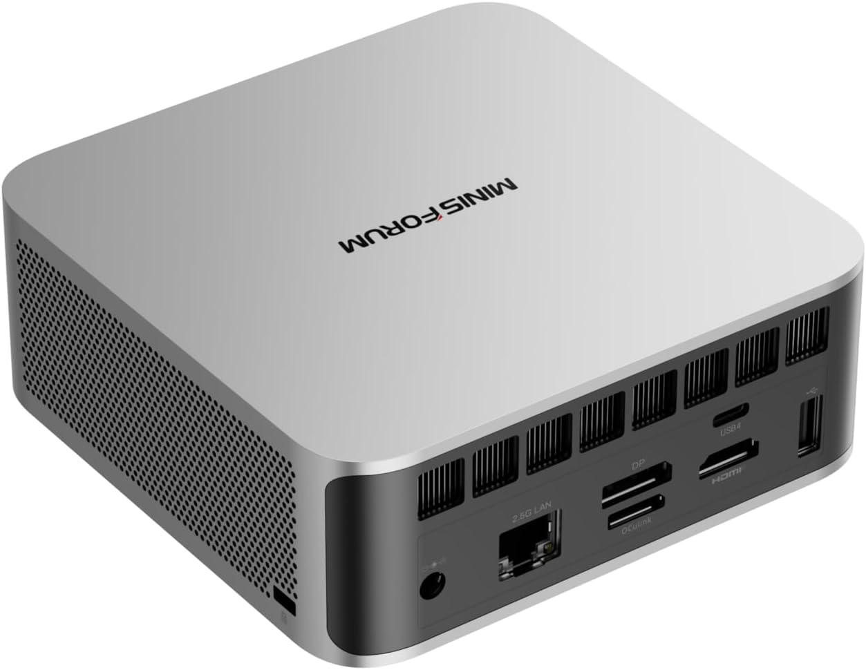 MINISFORUM M1 Pro-125H Mini PC Barebone with Intel Core Ultra 5 125H (14C/18T, up to 4.5Ghz),Usb4/Raid/Oculink/Wi-Fi 7/BT 5.4, 4K Quad Display image number 2