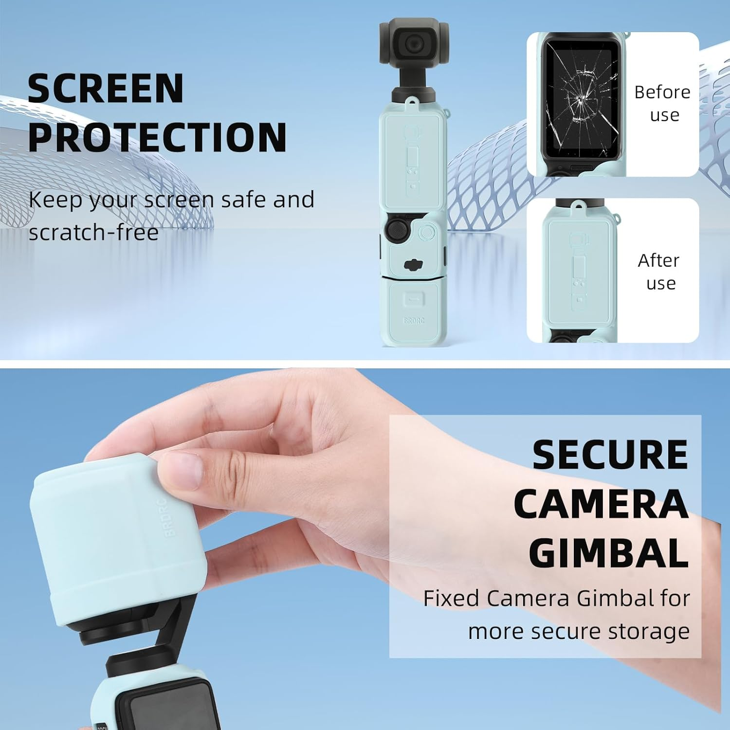 BRDRC Case 3 Silicone Case, Green, S, Pocket 3 Protective Case - Red image number 2