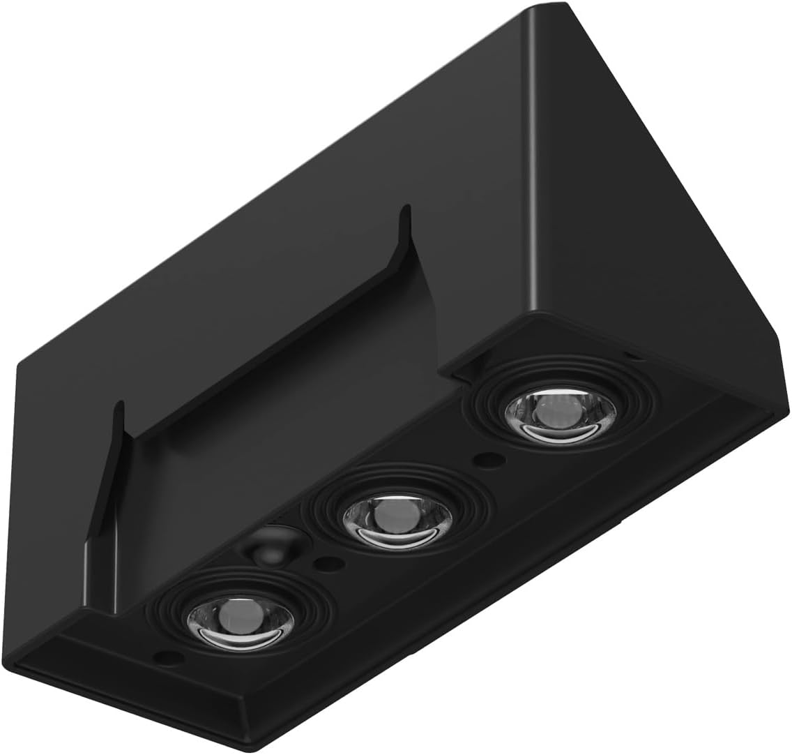 Auraglow Solar Wall & Fence Downlights with Triple LED, IP54 Waterproof Outdoor Garden Lights - Pack of 2 (2 Pack) image number 5