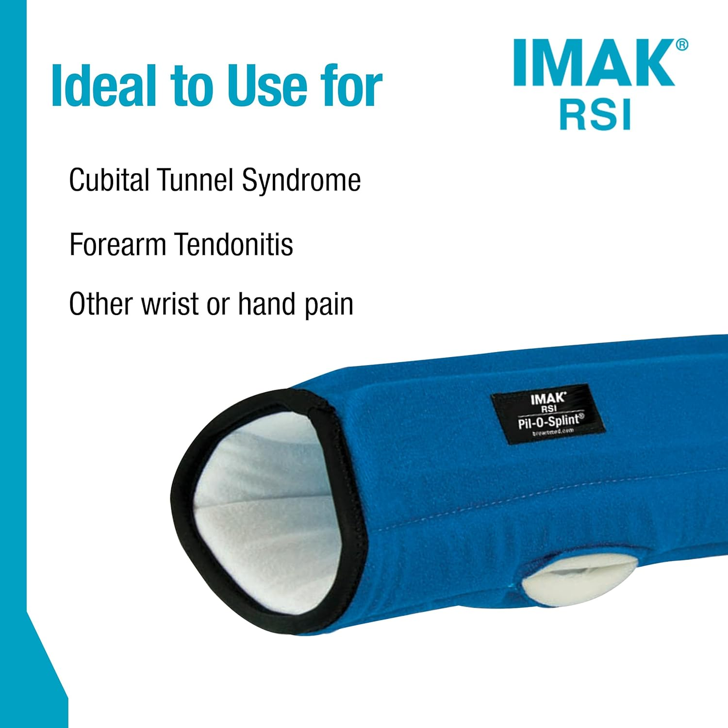 IMAK RSI Pil O Splint Wrist Support for Carpal Tunnel, Universal Size image number 5