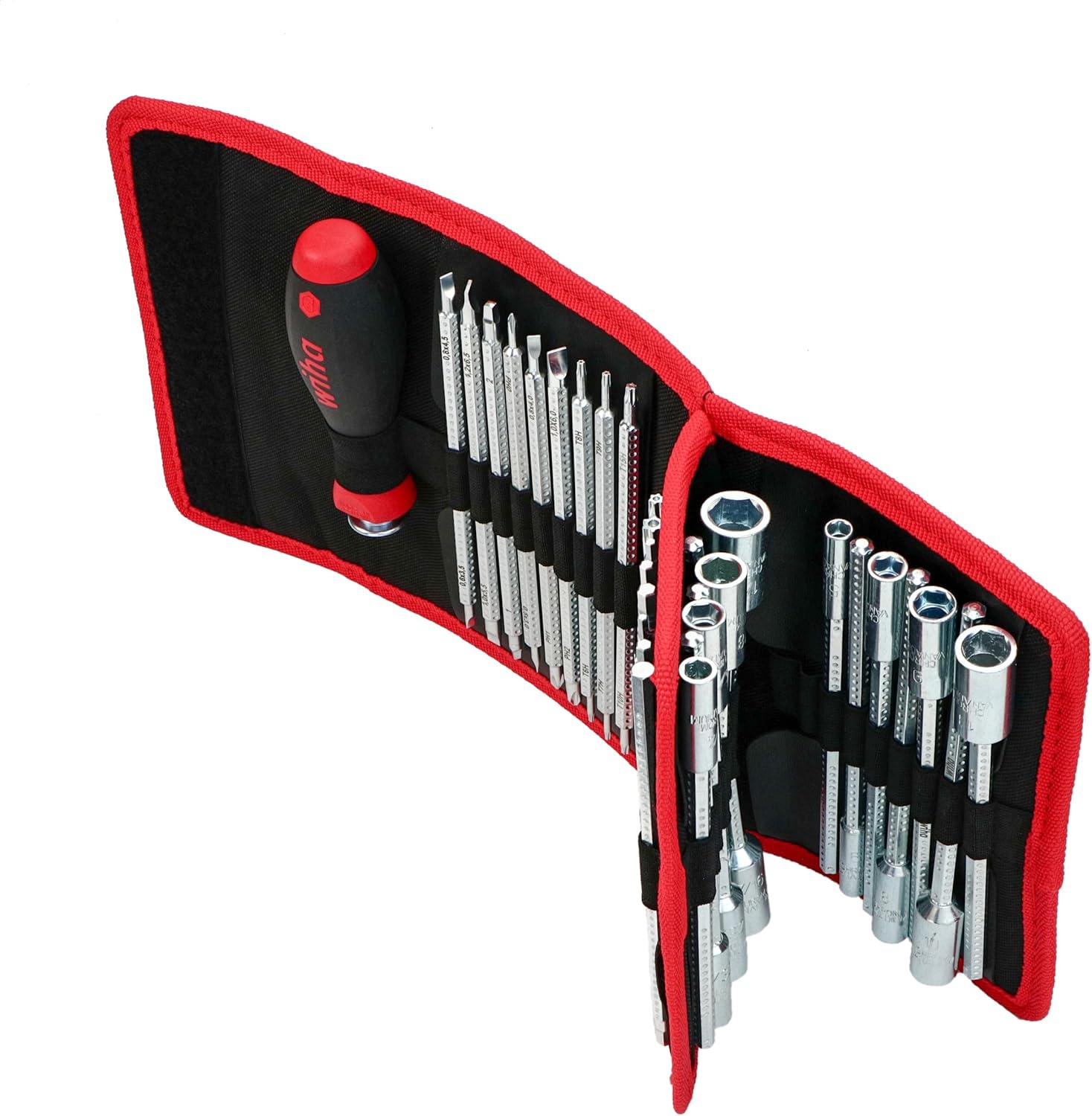 Wiha 28188 32 Piece Drive-Loc VI Wallet Set image number 1