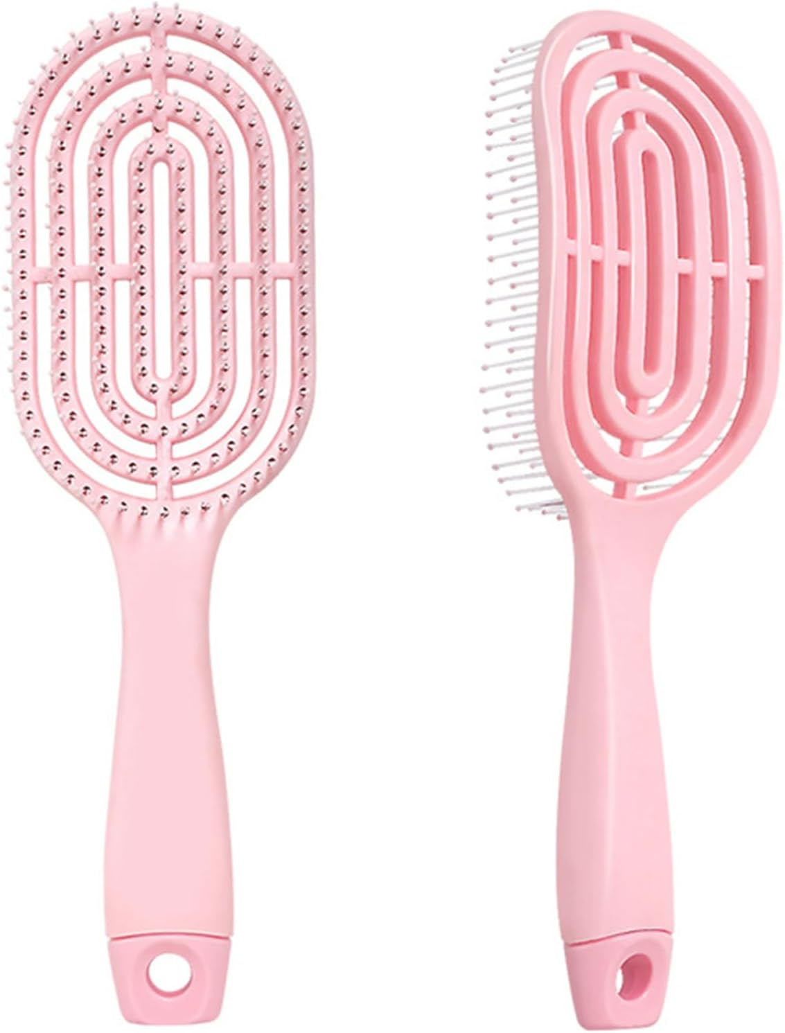 Organic Detangling Hair Brush for Women, Men and Children - Does Not Pull on Hair Straightening Brushes for Straight, Curly Wet Hair Home Massage Comb (Yellow)