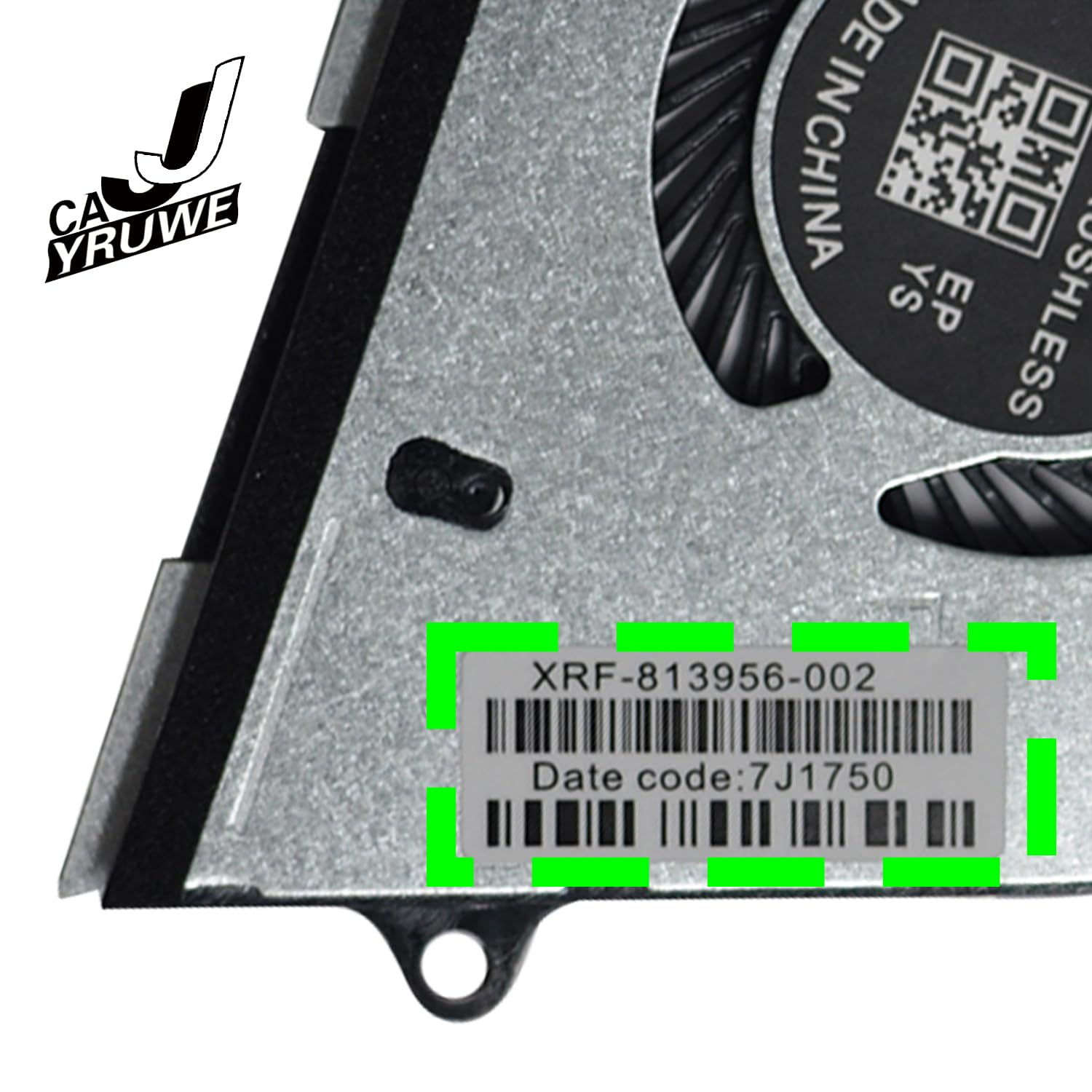 CAJJYRURWE P/N L53541-001,TPN-W142 ， TPN-W143，CPU Cooling Fan Compatible with HP Envy X360 15-DR 15-DS 15M-DR 15M-DS Series Laptop Replacement image number 4