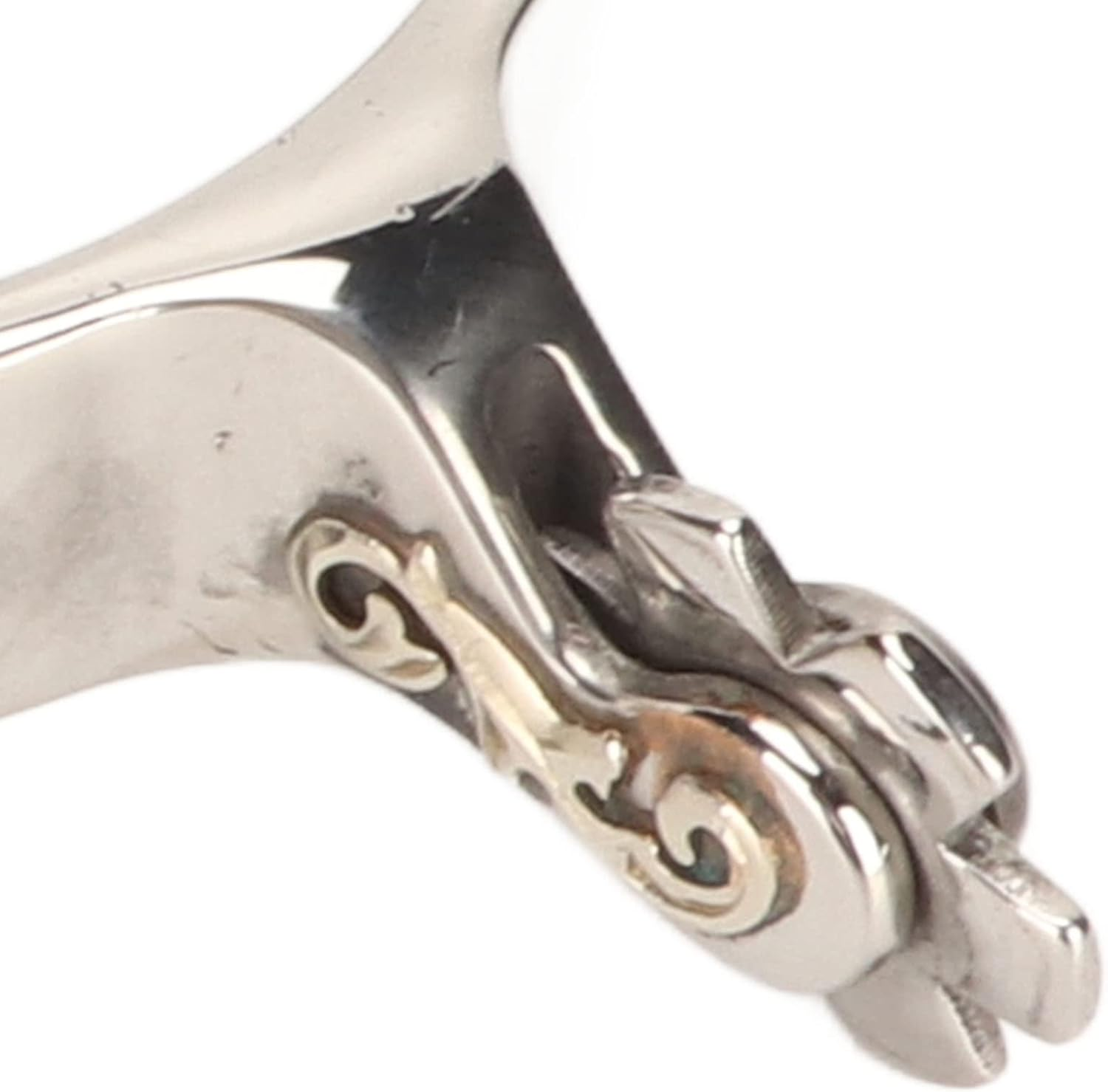 Western Cowboy Spurs, 1 Pair Horse Spurs Stainless Steel Western Horse Spurs with Rotatable Gear, Retro Fine Workmanship Men Women Horse Boot Spurs for Equestrian image number 6