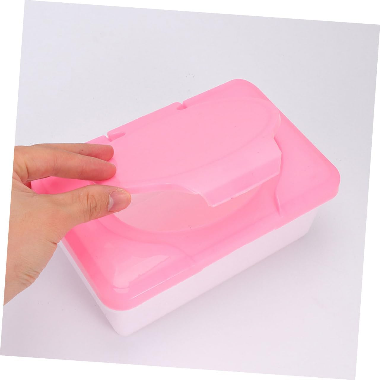 Wipes Dispenser for Bathroom Wet Wipes Holder Portable Tissue Box Case image number 2