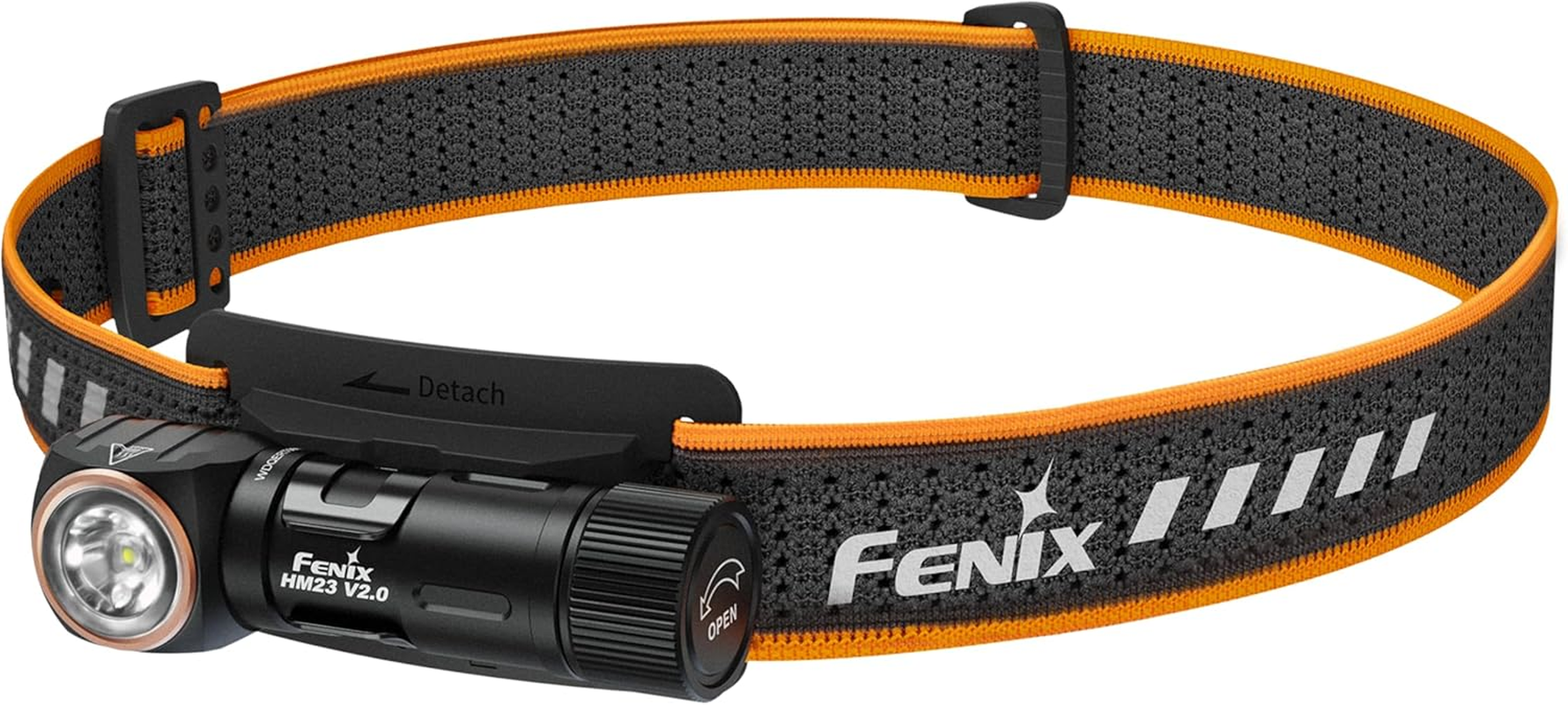 Fenix HM23 V2.0 Head Torch - Aluminum & Multi Purpose - 300 Lumens & 88M Long Throw - Super Bright & 100 Hrs Working - Magnetic Tail Cap - 150&deg; Vertical Tilt - Emergency Light for Camping & Hiking image number 2