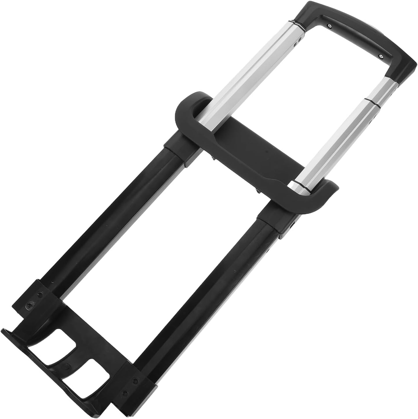 16-Inch Telescoping Luggage Handle Replacement, Four-Section Adjustable Suitcase Pull Rod for Travel Suitcases and Carrying Cases