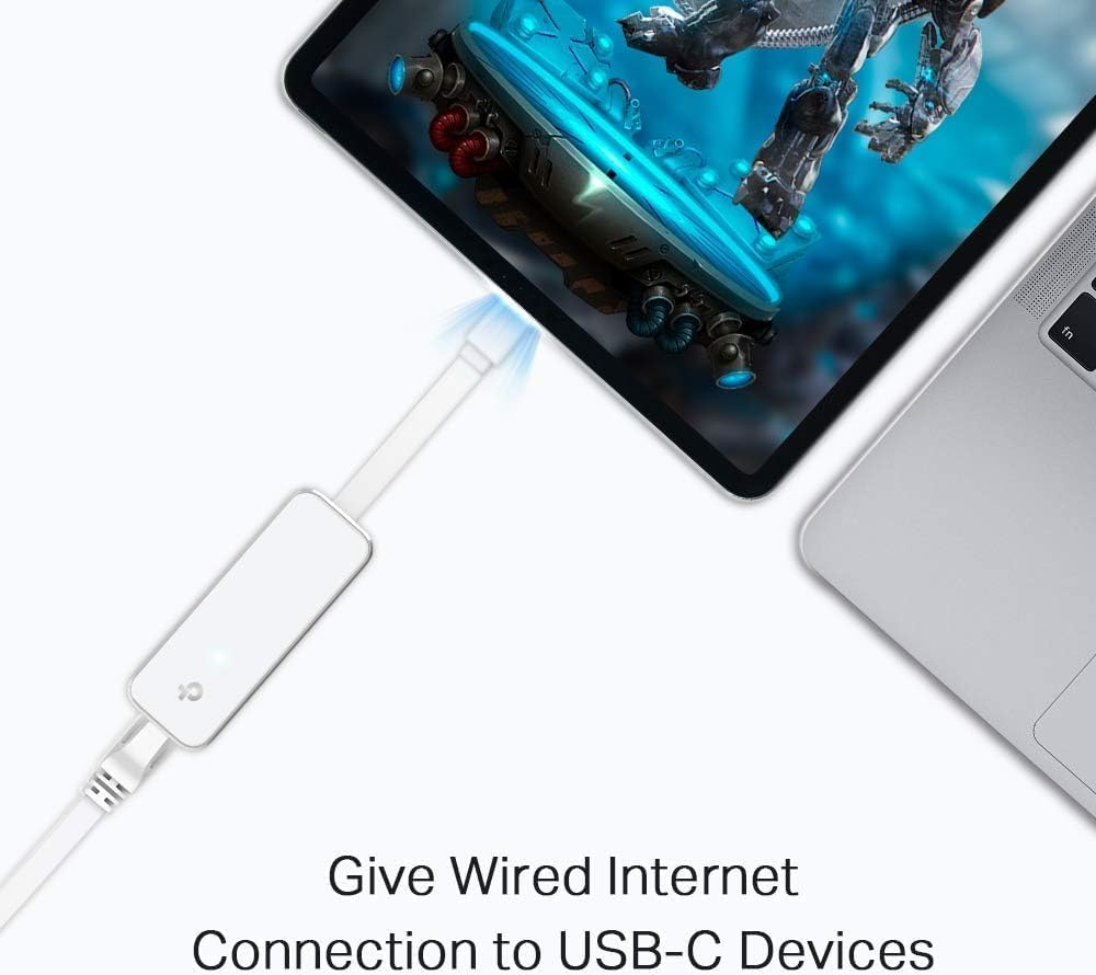 TP-LINK UE300C USB Type-C to RJ45 Gigabit Ethernet Network Adapter (UK Version) image number 4