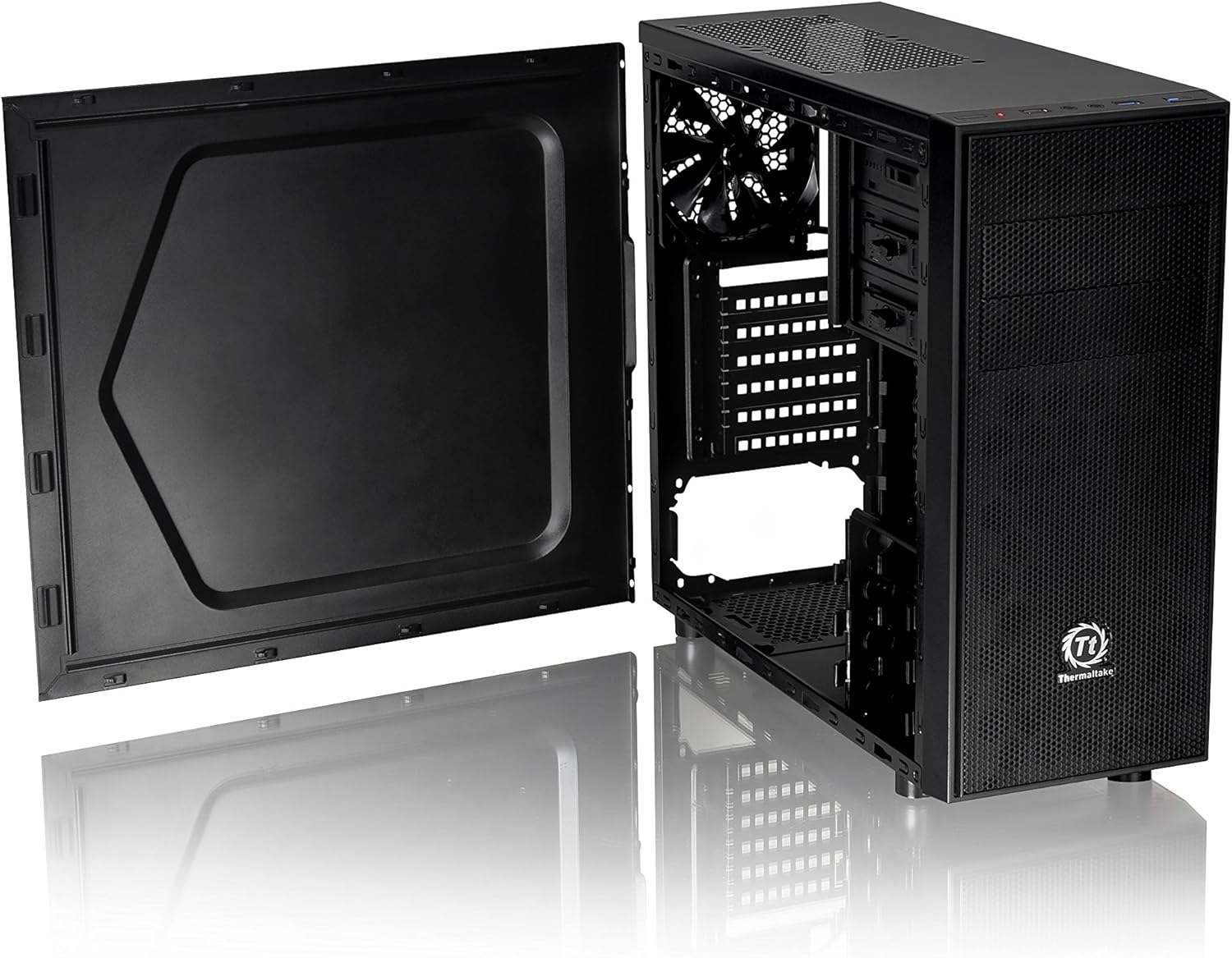 Thermaltake Versa H24 SPCC ATX Mid Tower Computer Chassis CA-1C1-00M1NN-00 image number 1