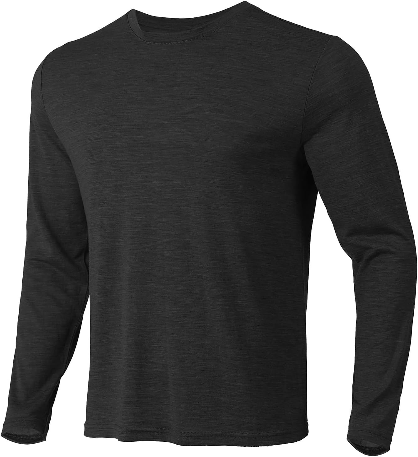 Merino Protect 100% Merino Wool Base Layer Mens Soft Long Sleeve Shirts Odor Resistance Thermal Underwear for Hunting Hiking