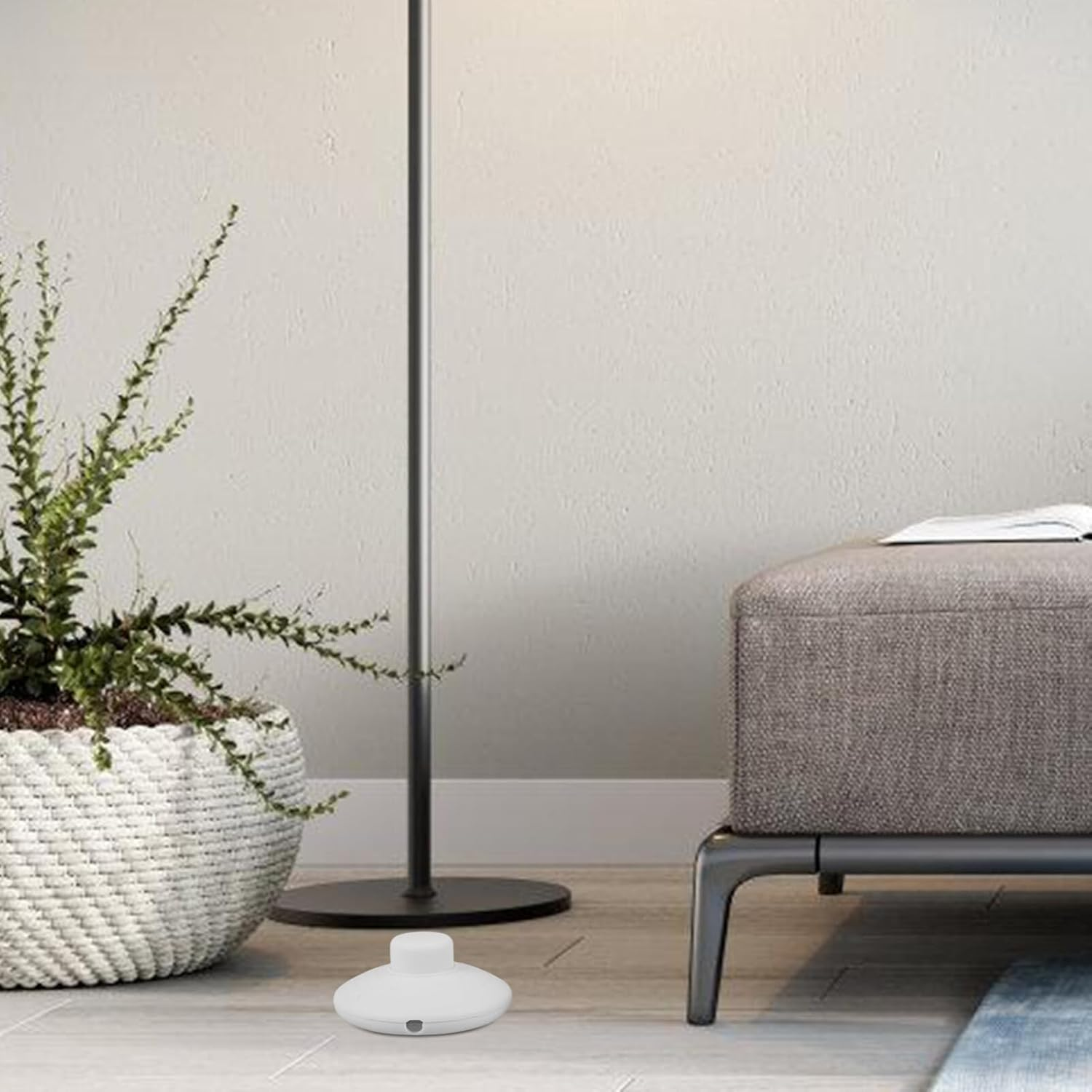 SOLUSTRE 4Pcs Floor Lamp Foot Switch, Foot Pedal Switch round Floor Lamp Inline Switch Step-On Button DIY Installation for Floor Lamp On-Off Control Replacement image number 1