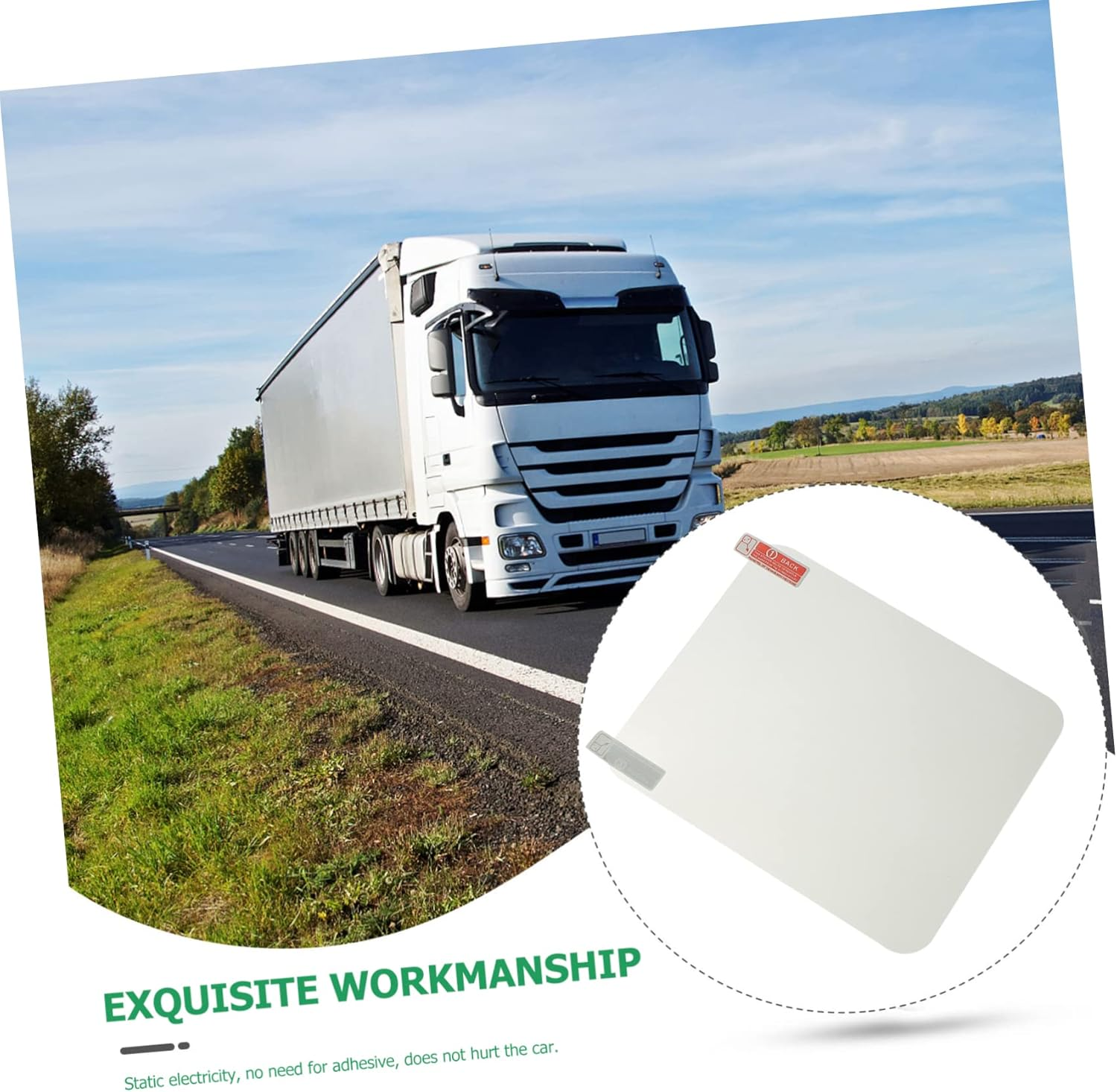 SEWACC 2Pcs Reflective Film Car Head up Display Reflective for Car Protective Screen image number 2