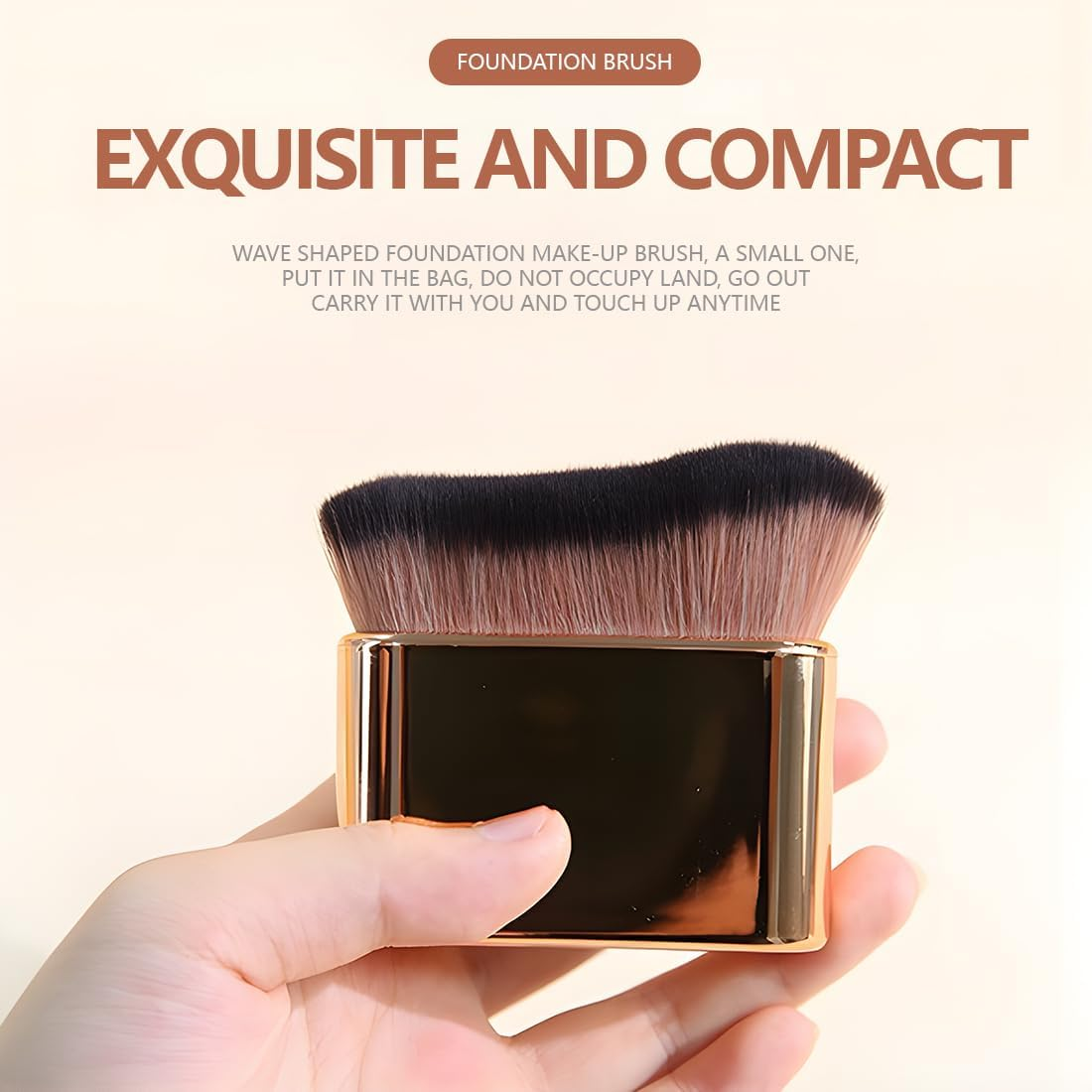 XUKZIMA 2 Pack Multifunctional Body Brush, Tanning Brush, Flat Self Tanning Brush, Large Body Makeup Brush, Powder Brush, Blush Brush (6.8 X 6.8 Cm)